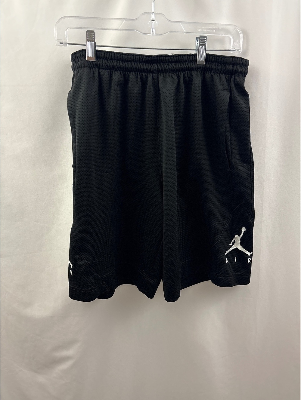 Nike Air Jordan Black Mens Black Athletic Basketball Shorts - Picture 7 of 9